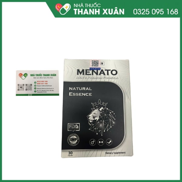 Menato hỗ trợ bổ thận tráng dương, tăng cường sinh lực